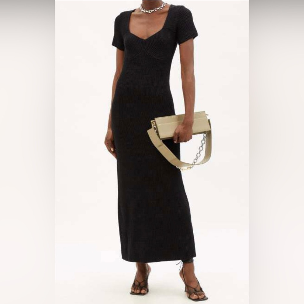STAUD Rib knit dress